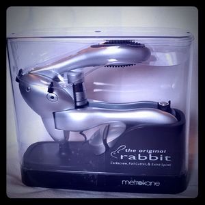 🍾🍷Metrokane Rabbit Wine Corkscrew LIKE NEW